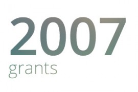 Grants awarded for 2007
